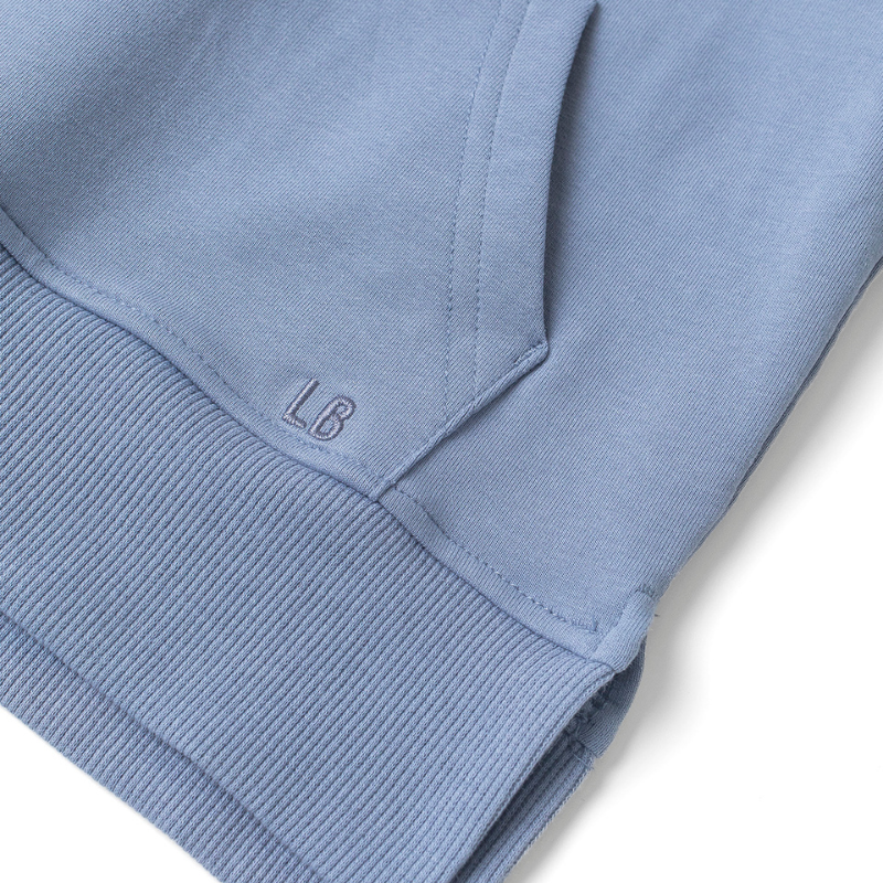 Little Bipsy - Raw Edge Crewneck in Sky Blue (4/5 and 7)