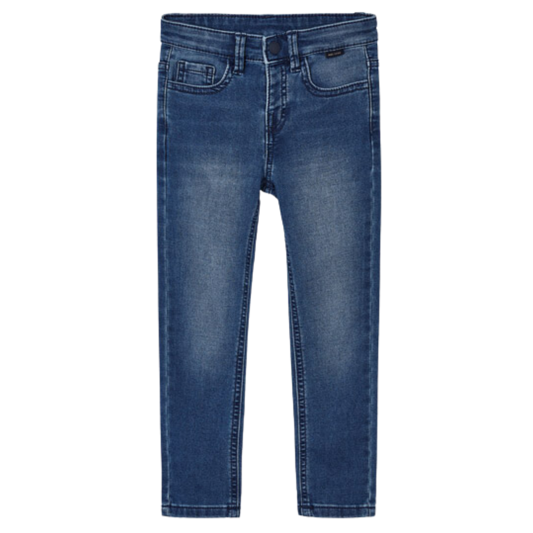 boys soft slim blue jeans for toddlers