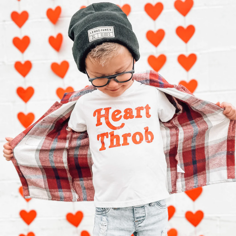 Lenox James - Heart Throb Tee in White