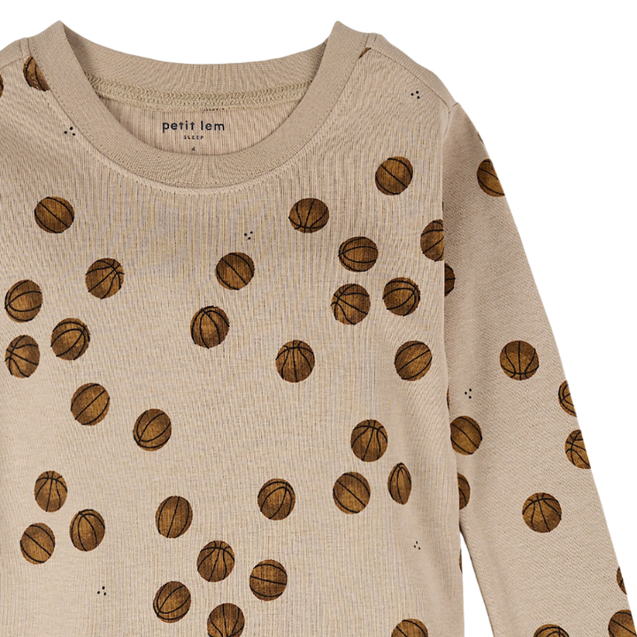 Petit Lem - Basketball Two-Piece PJs in Sand