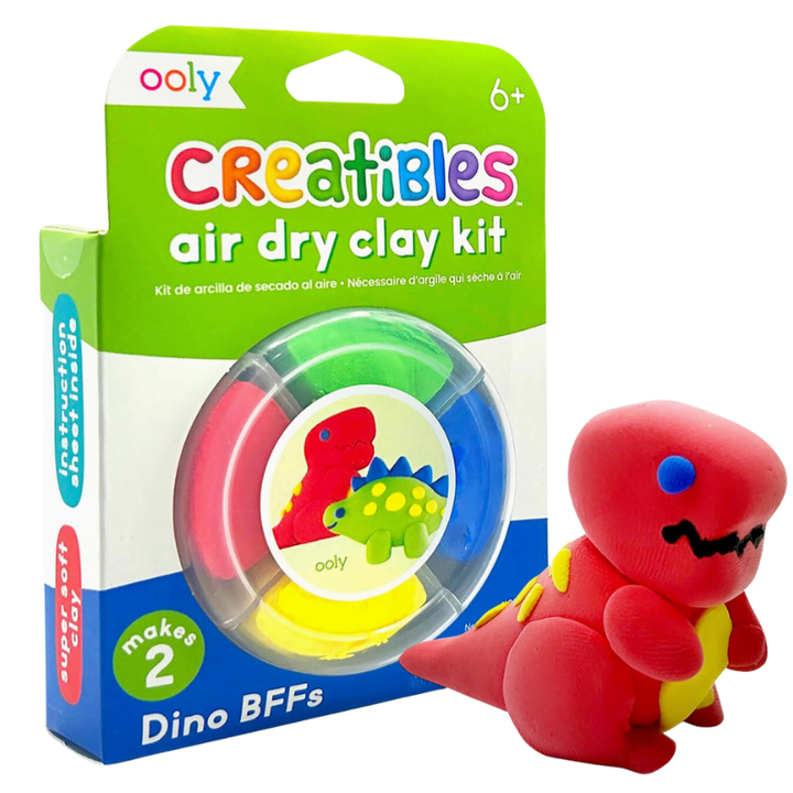 Ooly - Creatibles D.I.Y. Air-Dry Clay Kit: Dino. Bffs