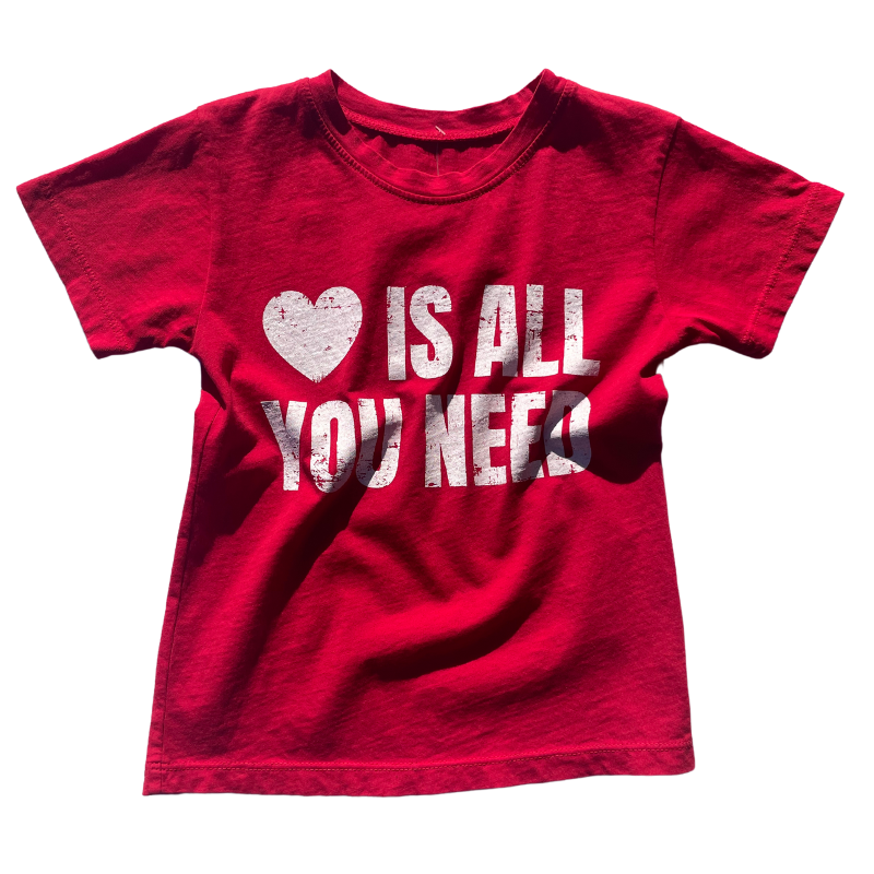 ❤️ Is All You Need Tee in Red (2)