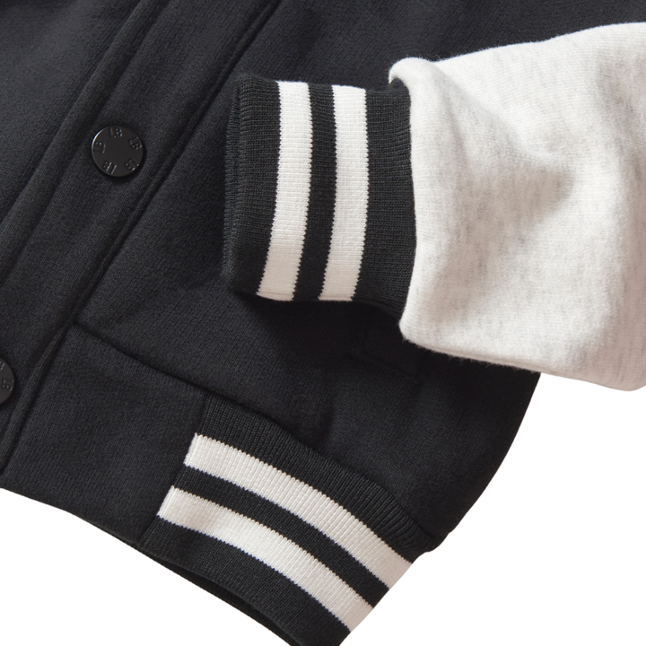 Little Bipsy - Varsity Jacket in Black (4/5)