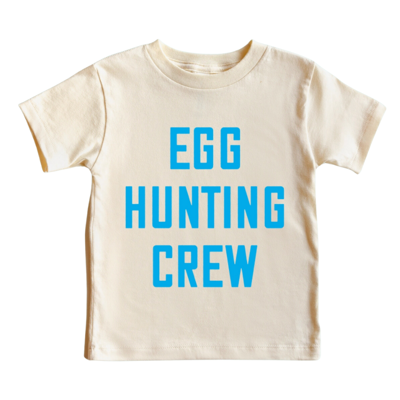 Benny & Ray - Egg Hunting Crew Tee in Natural