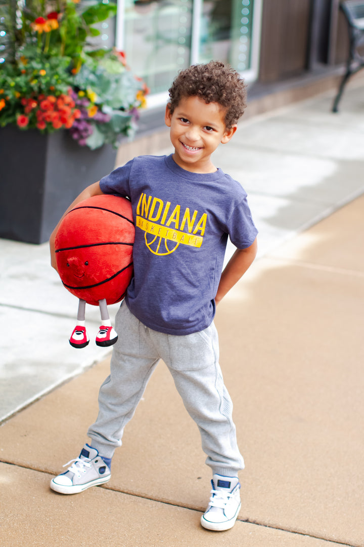 SILAS - Indiana Basketball Tee in Navy