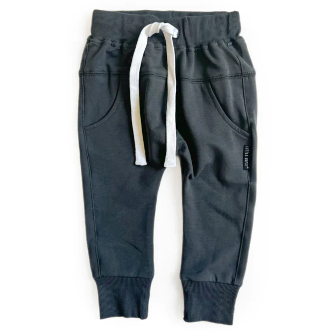 Little Bipsy joggers in pewter