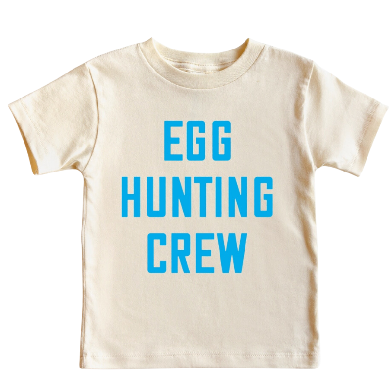 Benny & Ray - Egg Hunting Crew Tee in Natural