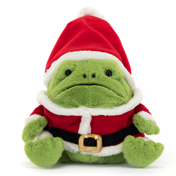 Jellycat Santa Ricky Rain Frog Jellycat Santa Ricky Rain Frog