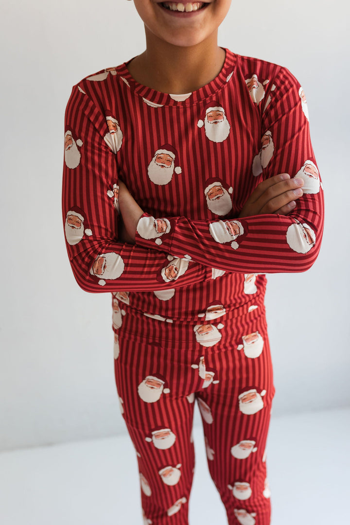 In My Jammers - Santa Two-Piece PJ Set in Red