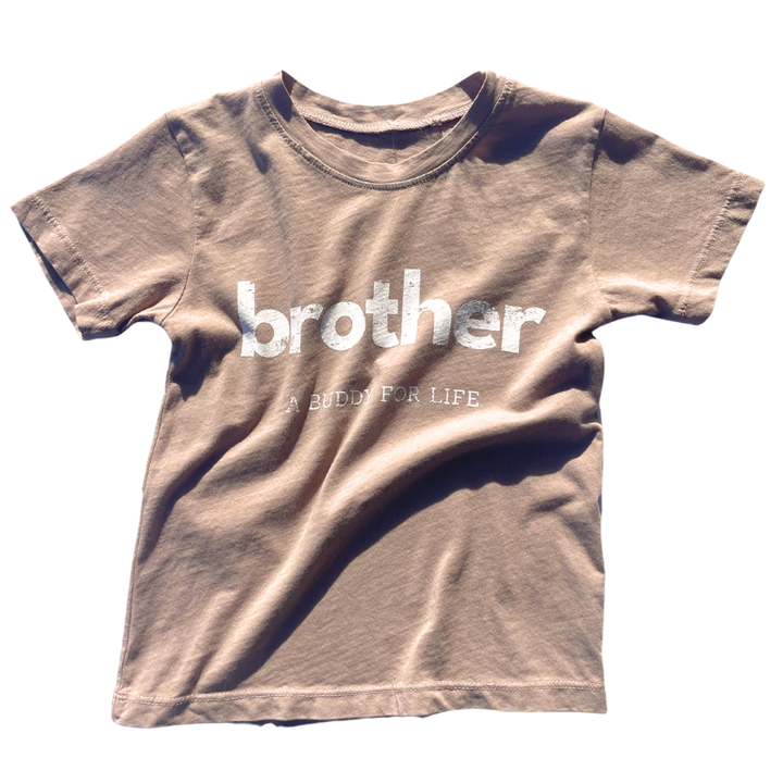 Brother (Buddy for Life) Tee in Taupe
