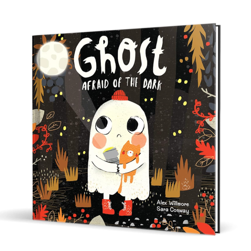 Ghost Afraid of the Dark by Sara Conway - Hardcover Book