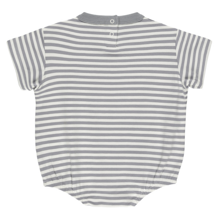 Quincy Mae - Relaxed Romper in Blue Stripes