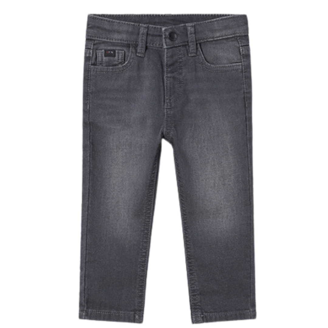 Mayoral - Baby Boys Soft Denim Jeans in Dark Grey