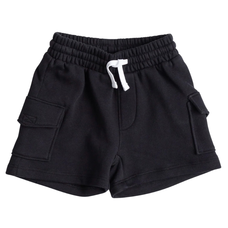 Little Bipsy - Cargo Sweatshort in Black