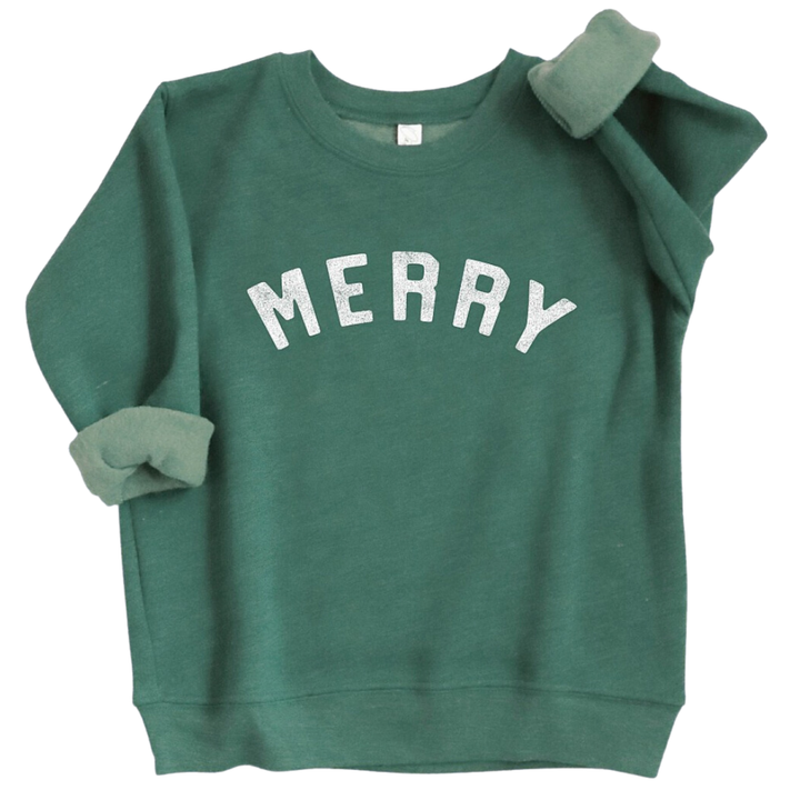 toddler Merry green sweatshirt