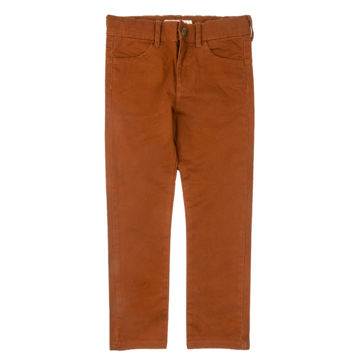 Appaman - Skinny Twill Pants in Terracotta (3T)