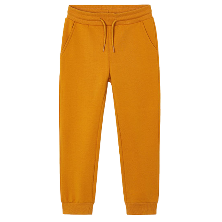 Mayoral boys fleece joggers in carrot