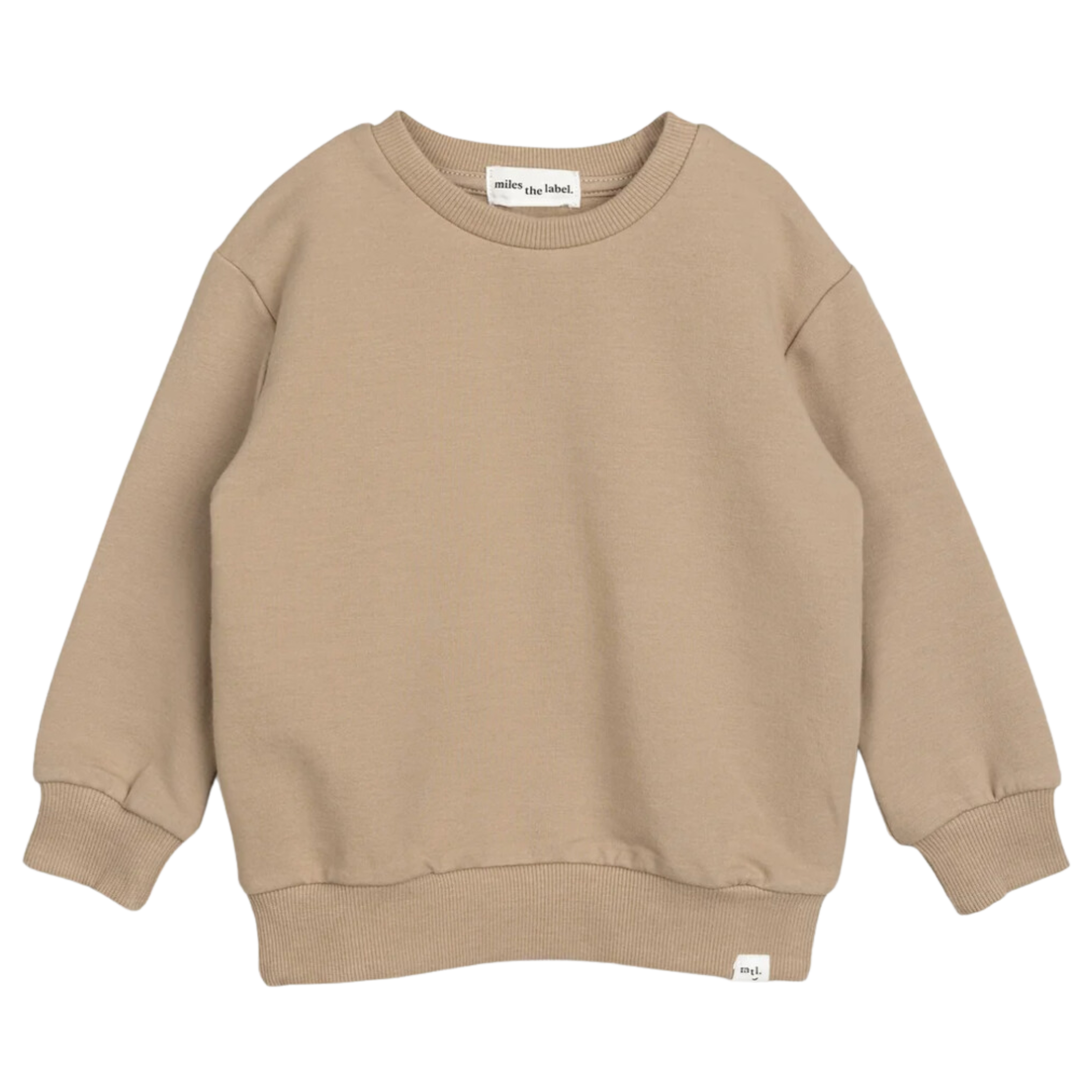 Miles the Label - Baby Boys Sweatshirt in Latte