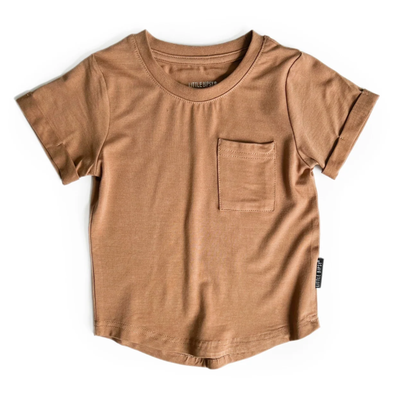 Little Bipsy nutmeg pocket tee