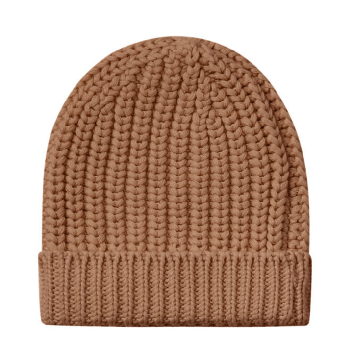 Quincy Mae knit beanie cinnamon