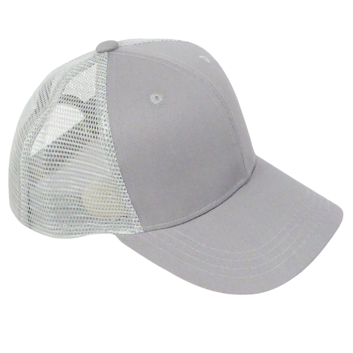 Children's Trucker SnapBack Hat in Grey