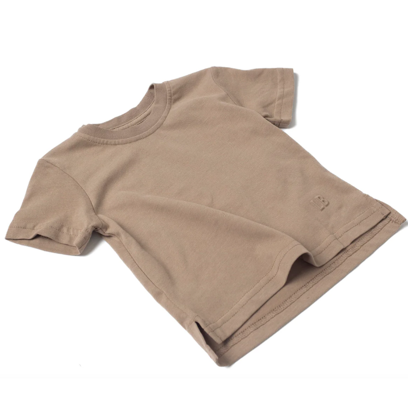 Little Bipsy - Elevated Tee in Taupe