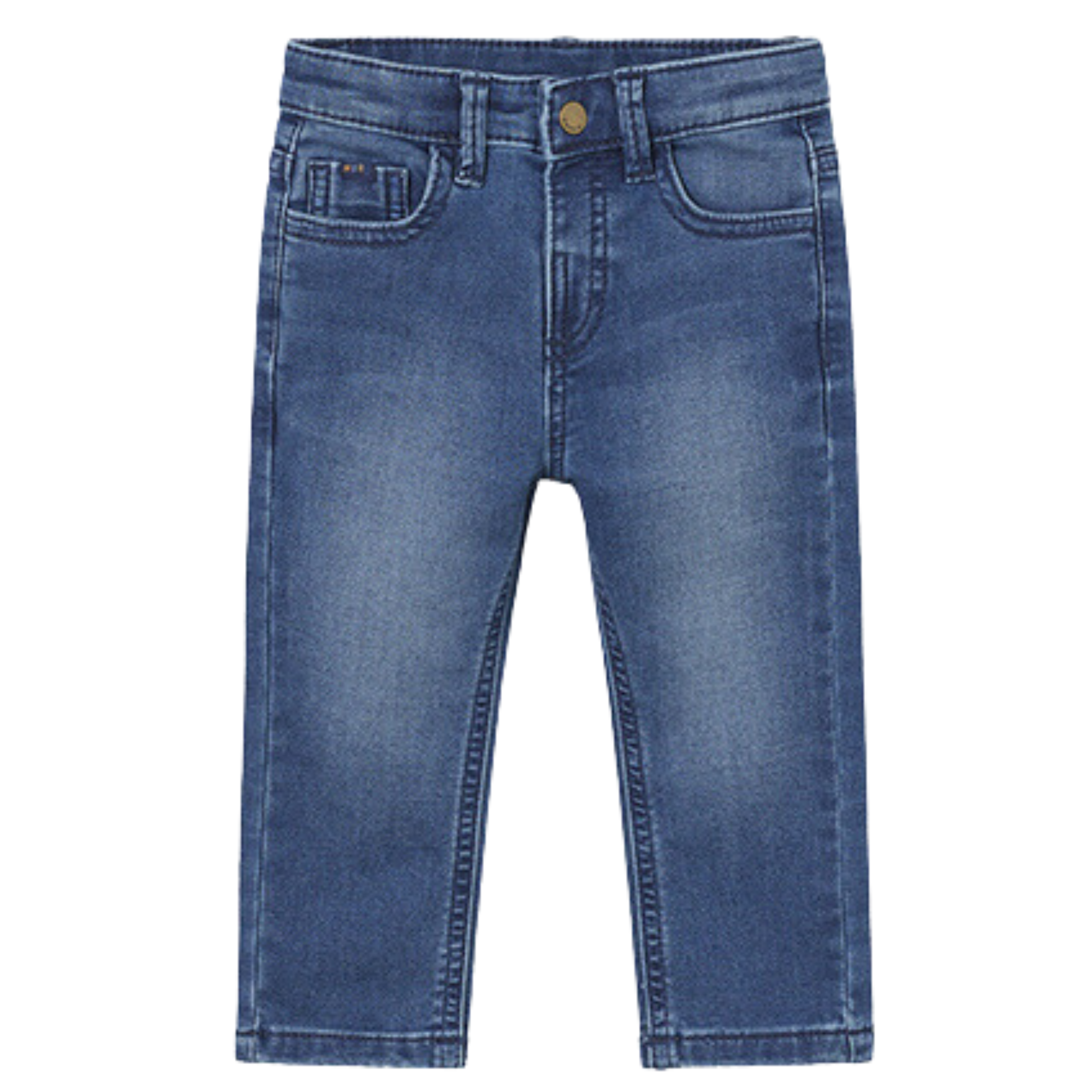 Mayoral - Baby Boys Soft Denim Jeans in Blue | Roman & Leo – Roman & Leo | Cool, Trendy Clothes