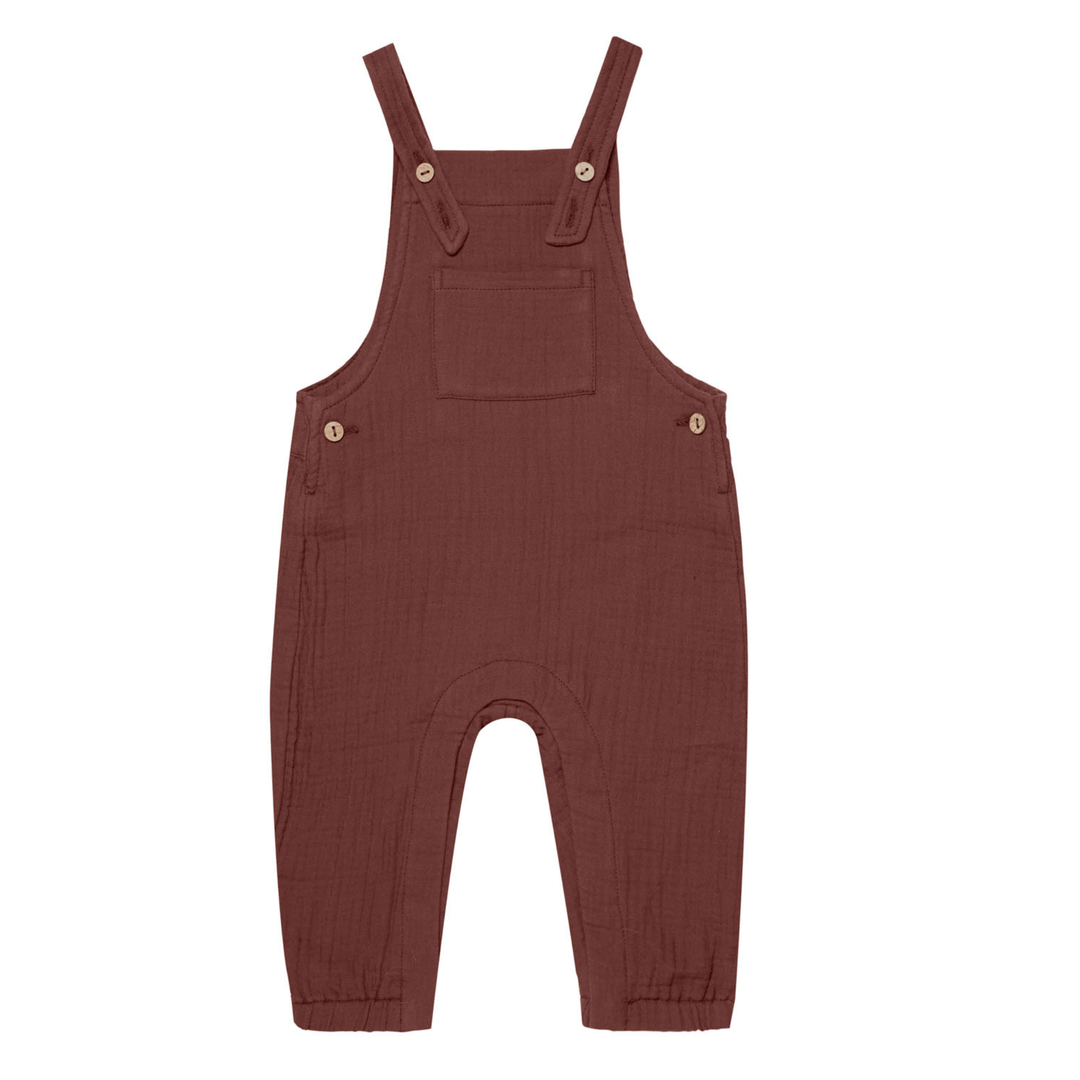 Quincy Mae plum overalls