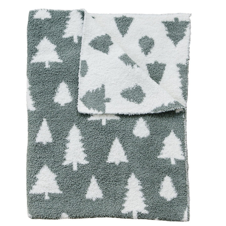 Mebie Baby - Plush Blanket in Pines (3 sizes available)