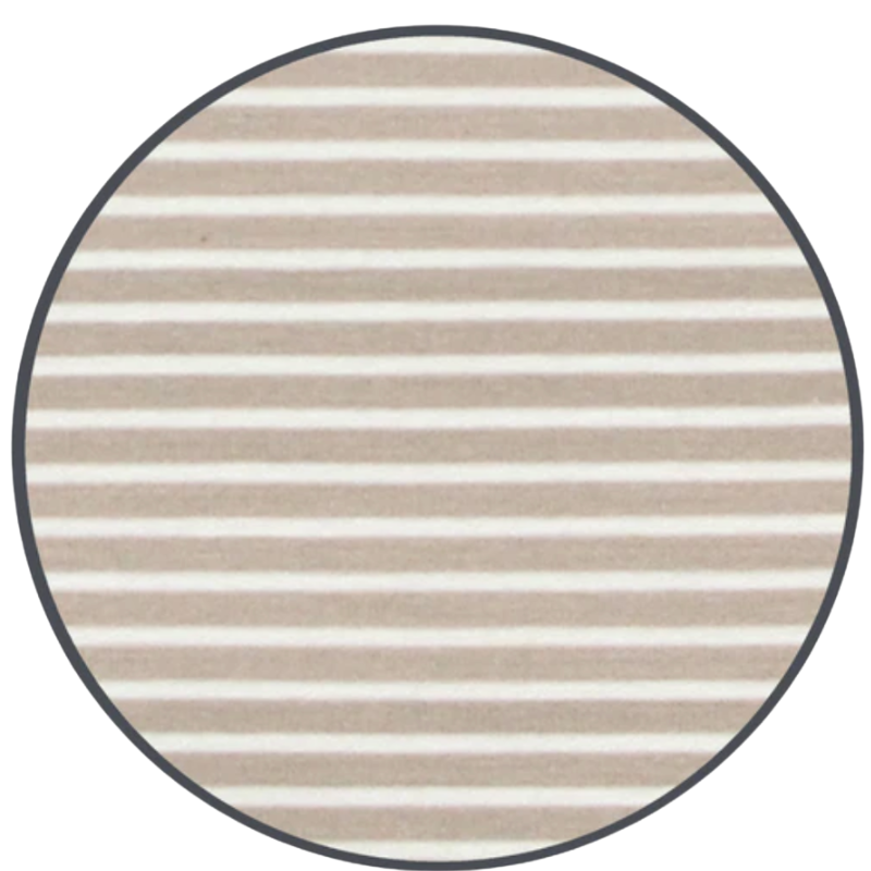 Lou Lou & Co - Banks Swaddle Blanket in Tan w/ Micro Stripes