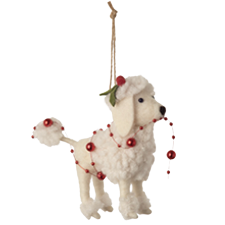 Christmas Dogs Felt Ornaments (8 Styles) - 3.5" - 5.5"