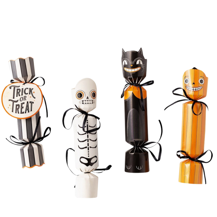 Halloween Vintage Party Crackers - Set of 12