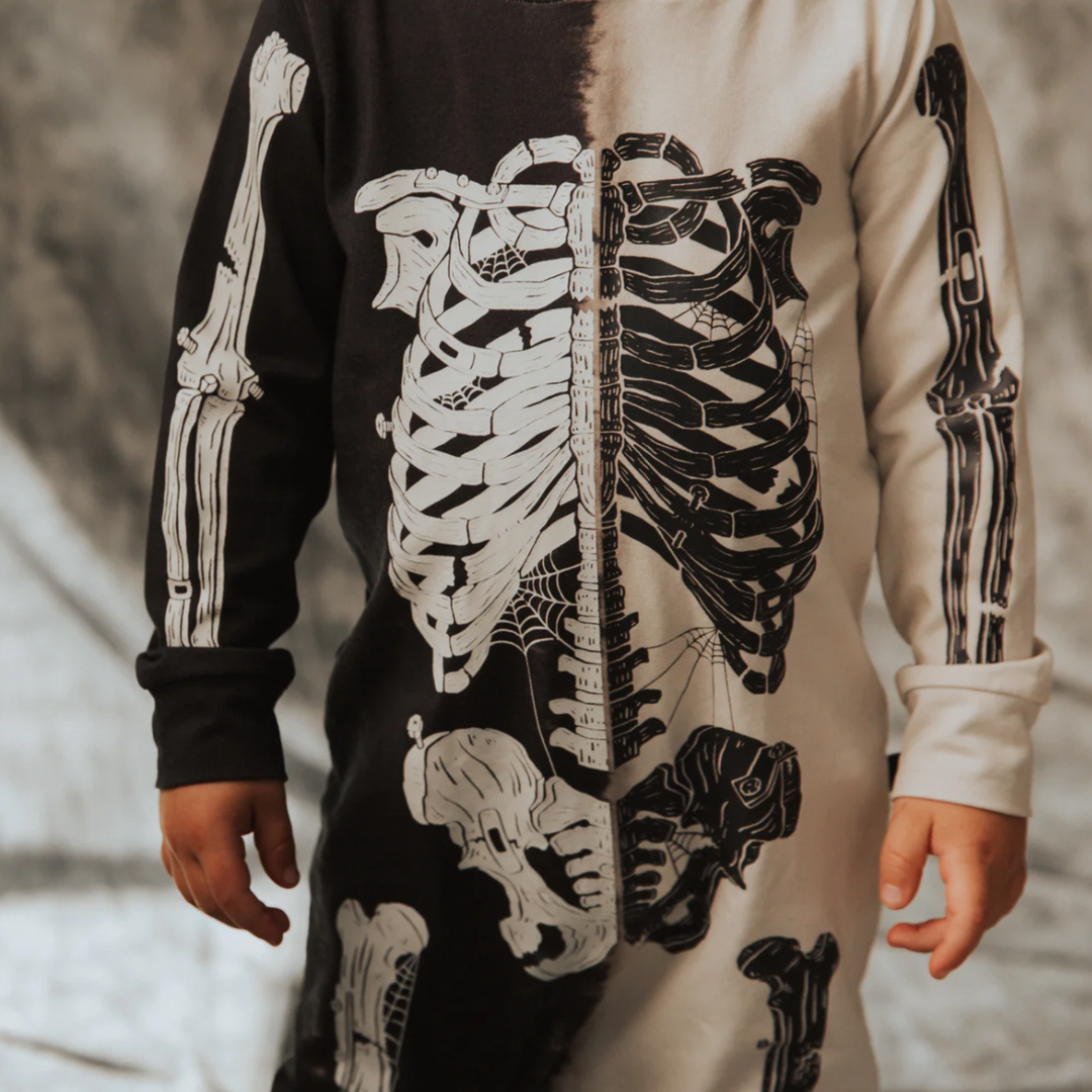 Rags - Full Body Skeleton Romper