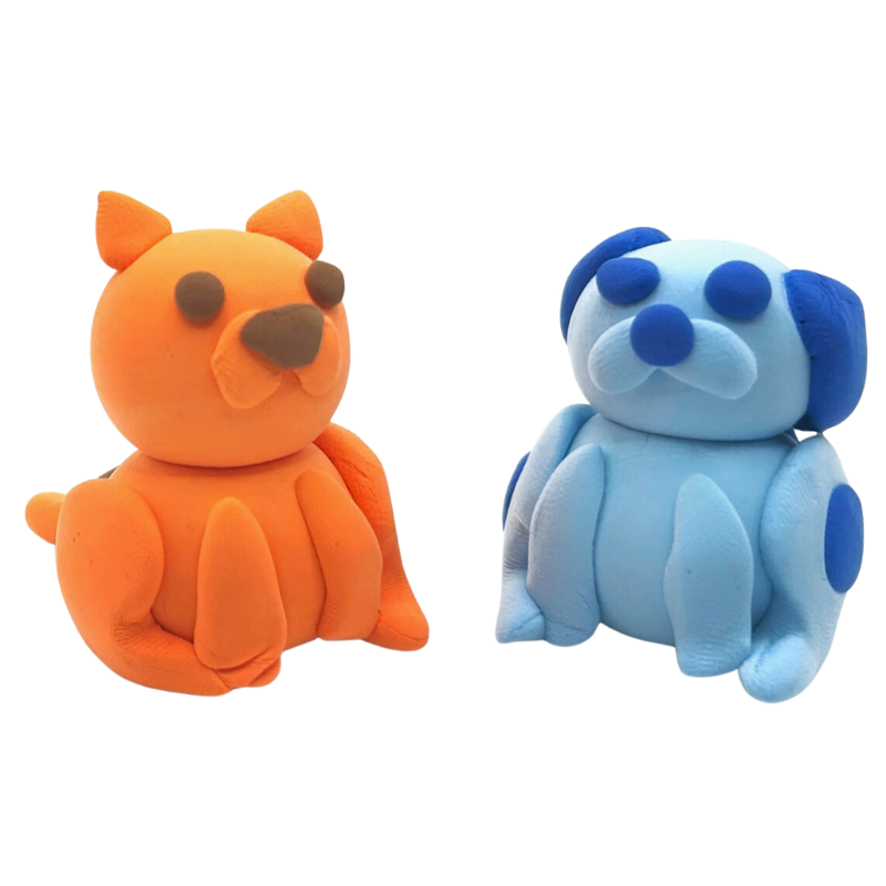 Ooly - Creatibles D.I.Y. Air-Dry Clay Kit: Pet BFFs