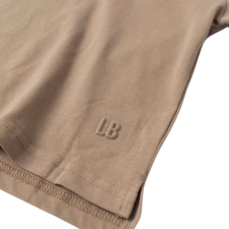 Little Bipsy - Elevated Tee in Taupe