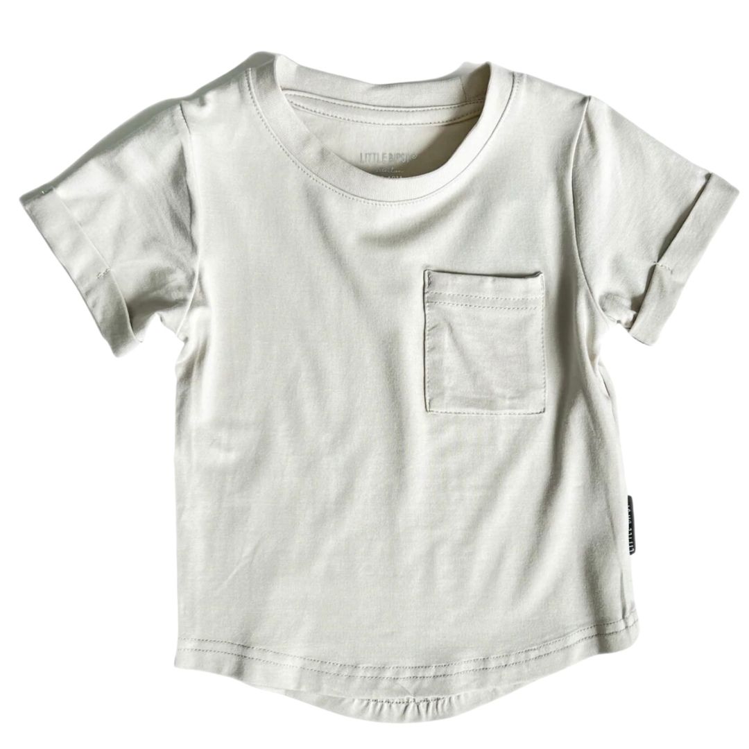 Little Bipsy pocket tee froth