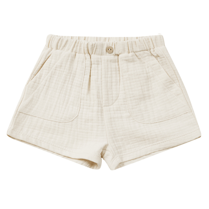 Quincy mae utility shorts natural