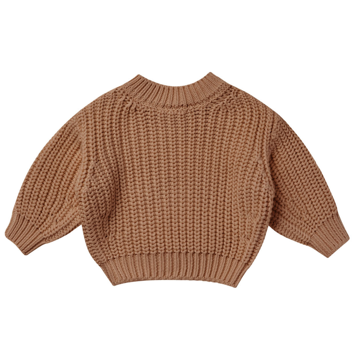 Quincy Mae - Chunky Knit Sweater in Cinnamon