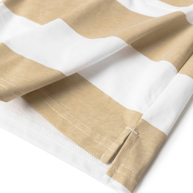 Little Bipsy - Striped Tee in Beige