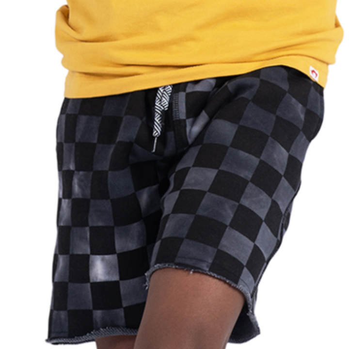 Appaman - Boys Camp Shorts in Black Checks