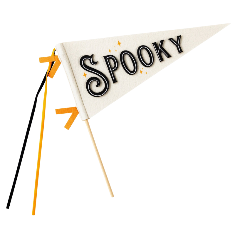 Spooky felt banner