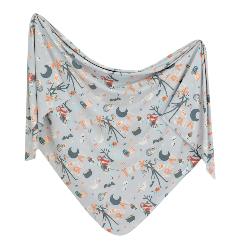 Copper Pearl - Baby Stretch Knit Swaddle Blanket - Disney Halloween
