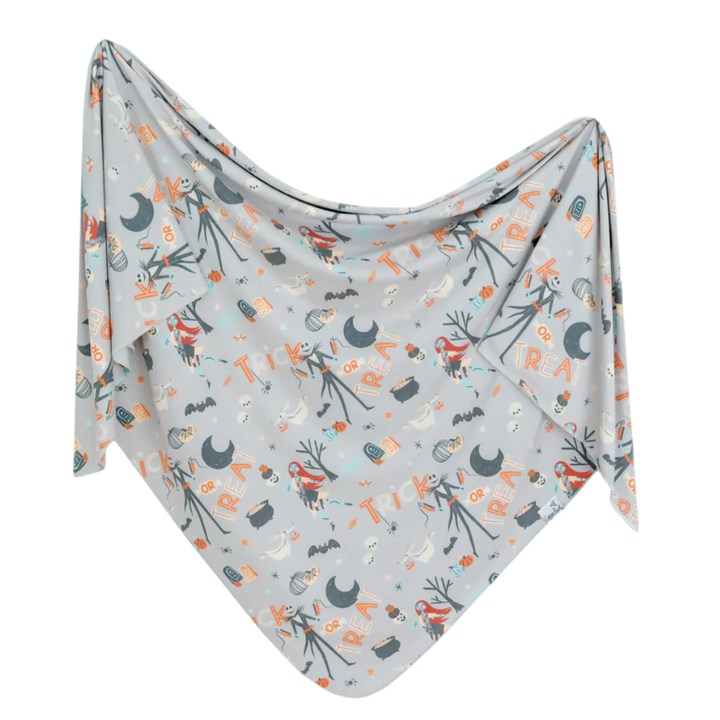 Copper Pearl - Baby Stretch Knit Swaddle Blanket - Disney Halloween