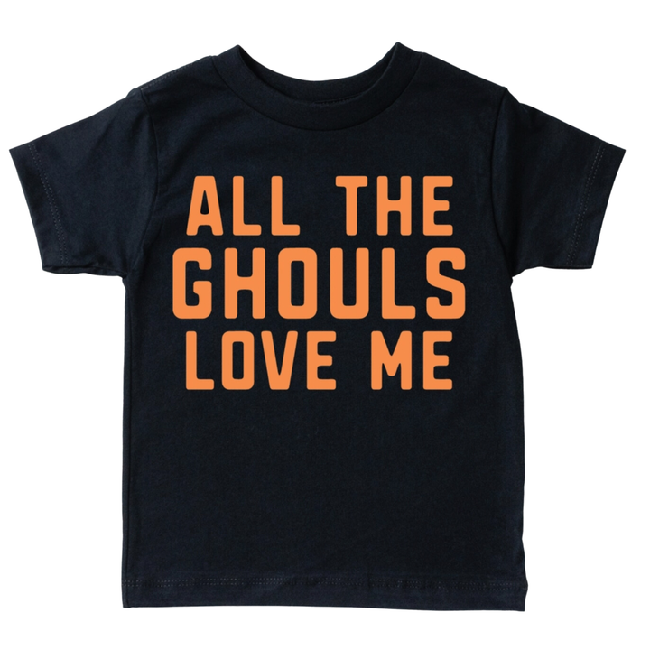 All the Ghouls love me kids Halloween tee