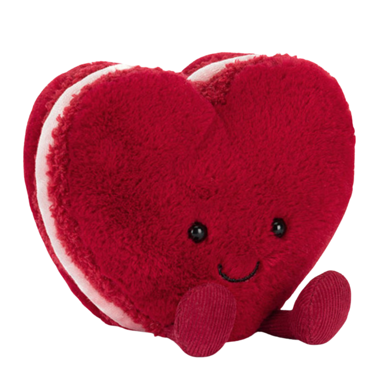 Amuseables Arlette Heart Macaron Red