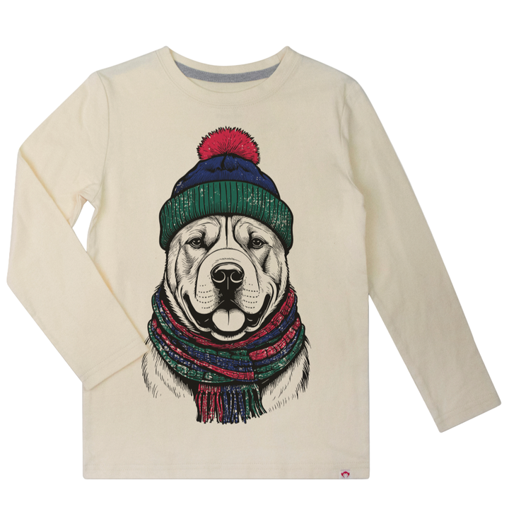 Appaman boys cozy dog long sleeve winter shirt