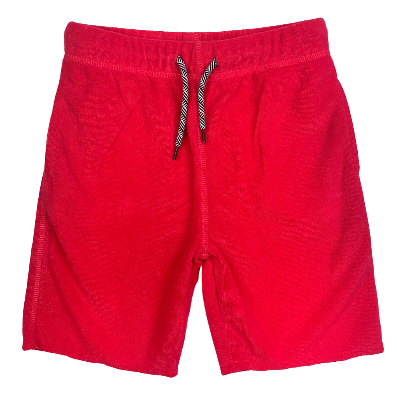 Appaman red terry cloth shorts