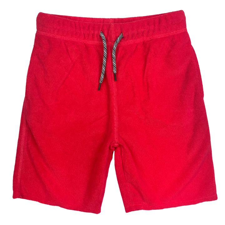 Appaman red terry cloth shorts