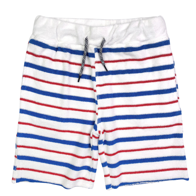 Appaman boys red white and blue stripe shorts