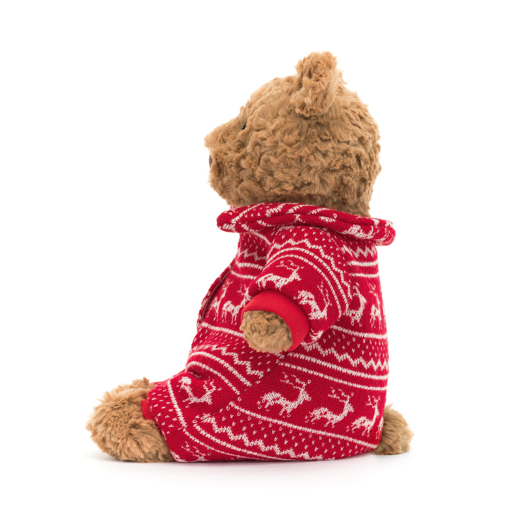 Jellycat - Bartholomew Bear Winter Pajamas - 10"